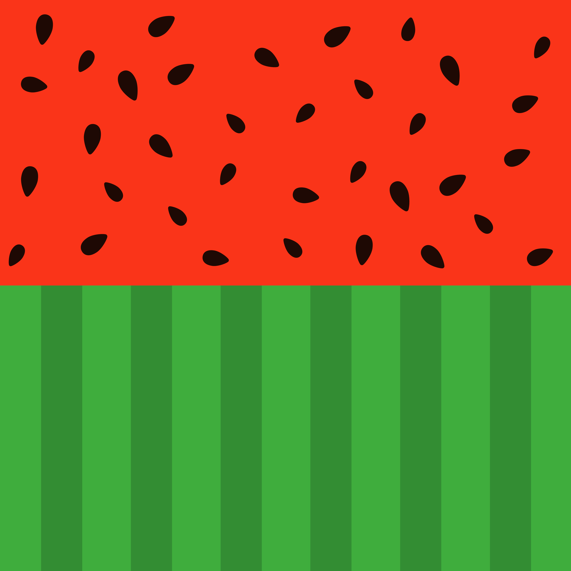 Flat Watermelon Background
